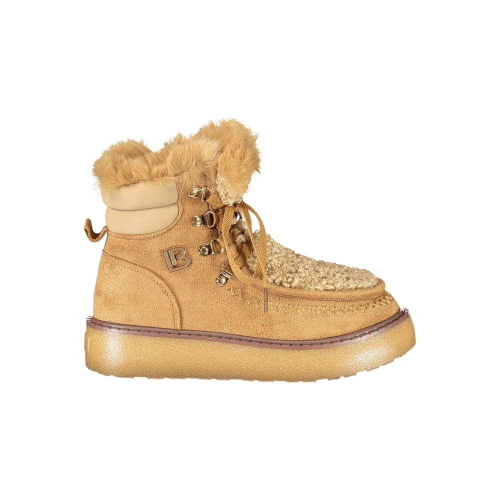 Laura Biagiotti Brown Polyurethane Women Boot