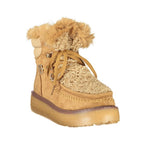 Laura Biagiotti Brown Polyurethane Women Boot