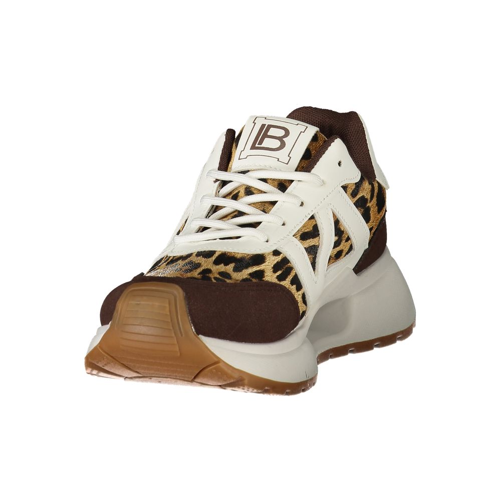 Laura Biagiotti Brown Polyurethane Women's Sneaker