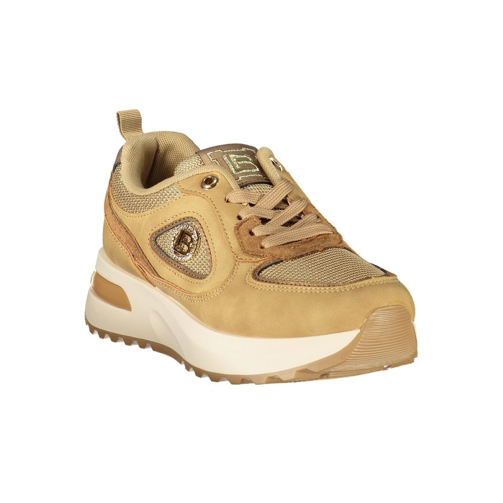 Laura Biagiotti Brown Polyurethane Women's Sneaker