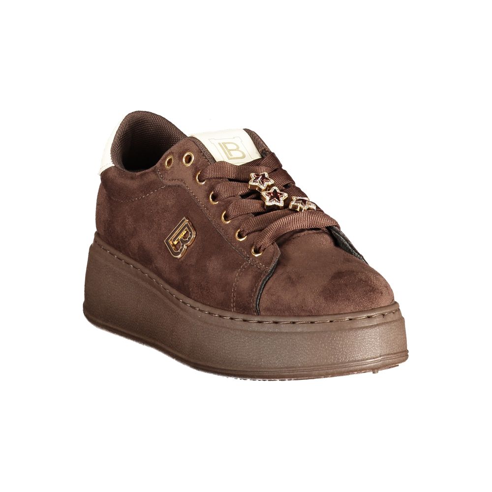 Laura Biagiotti Brown Polyurethane Women's Sneaker