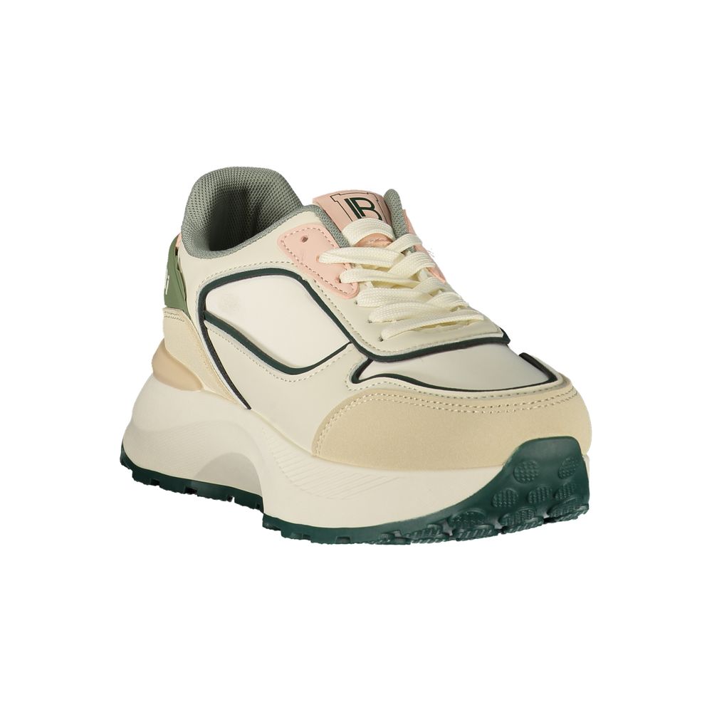 Laura Biagiotti White Polyurethane Women's Sneaker