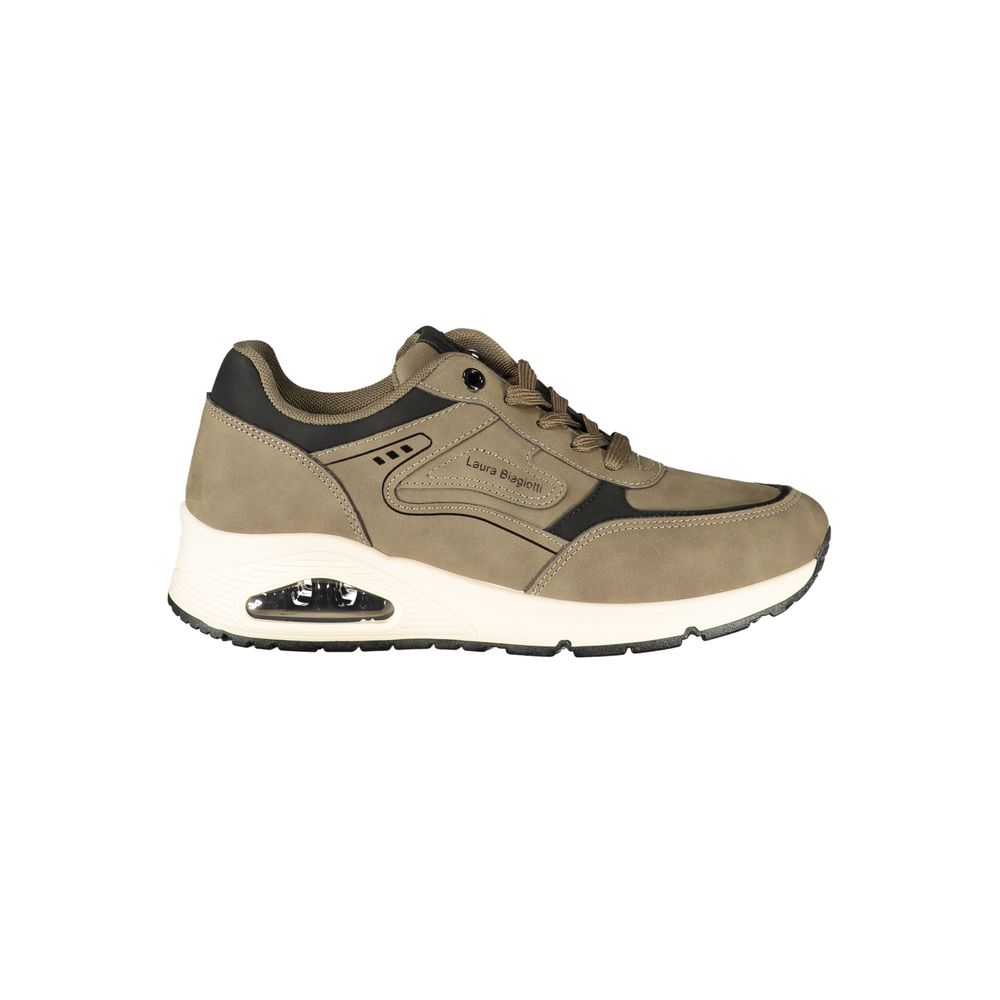 Laura Biagiotti Gray Polyurethane Women's Sneaker
