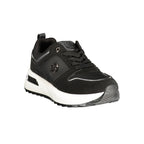 Laura Biagiotti Black Polyurethane Women's Sneaker
