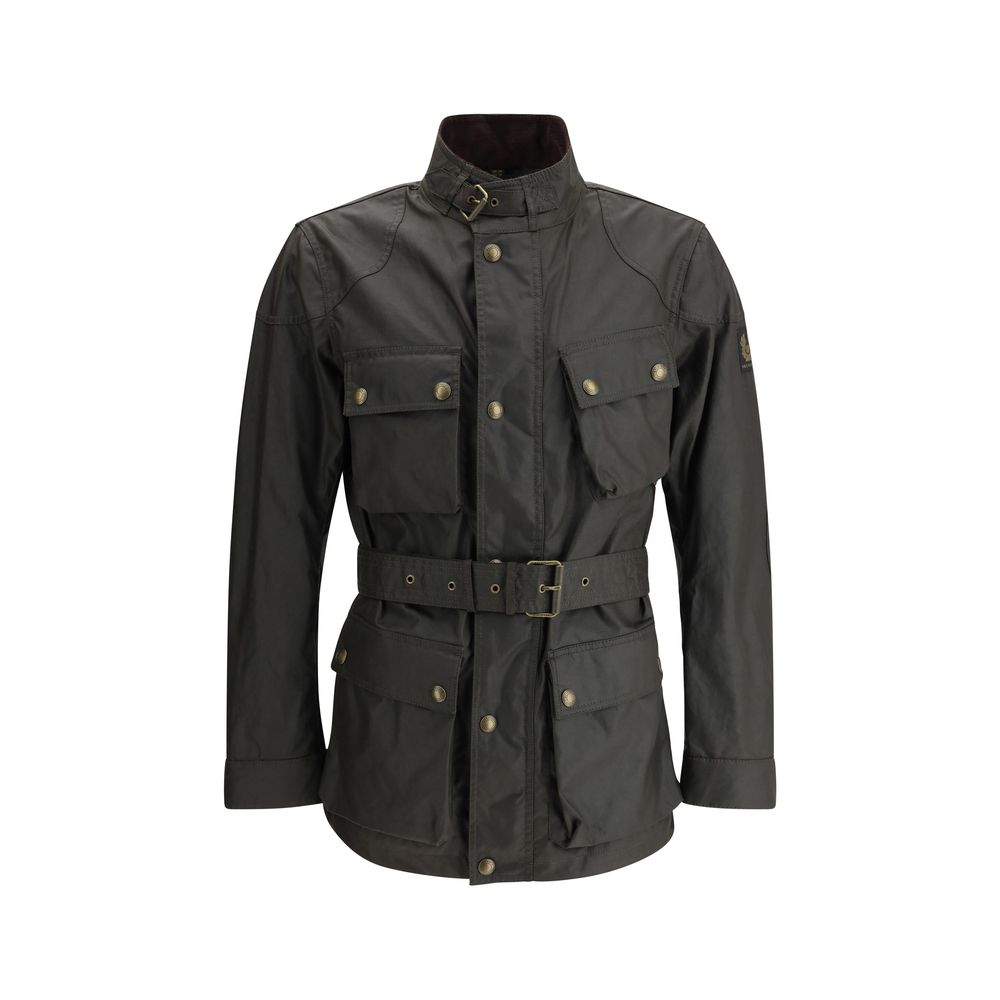 Belstaff Bicolor Cotton Full-Length Jacket