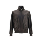 Valentino Garavani Black Lamb Ovis Aries Leather Jacket