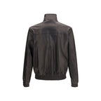 Valentino Garavani Black Lamb Ovis Aries Leather Jacket