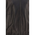 Valentino Garavani Black Lamb Ovis Aries Leather Jacket