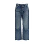 Citizens of Humanity Blue Organic Cotton Straight-Leg Jeans