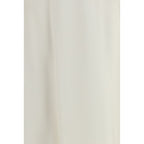 Brunello Cucinelli Beige Wool Oves Aries Midi Skirt