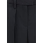 Brunello Cucinelli Black Wool Oves Aries Dress Pants