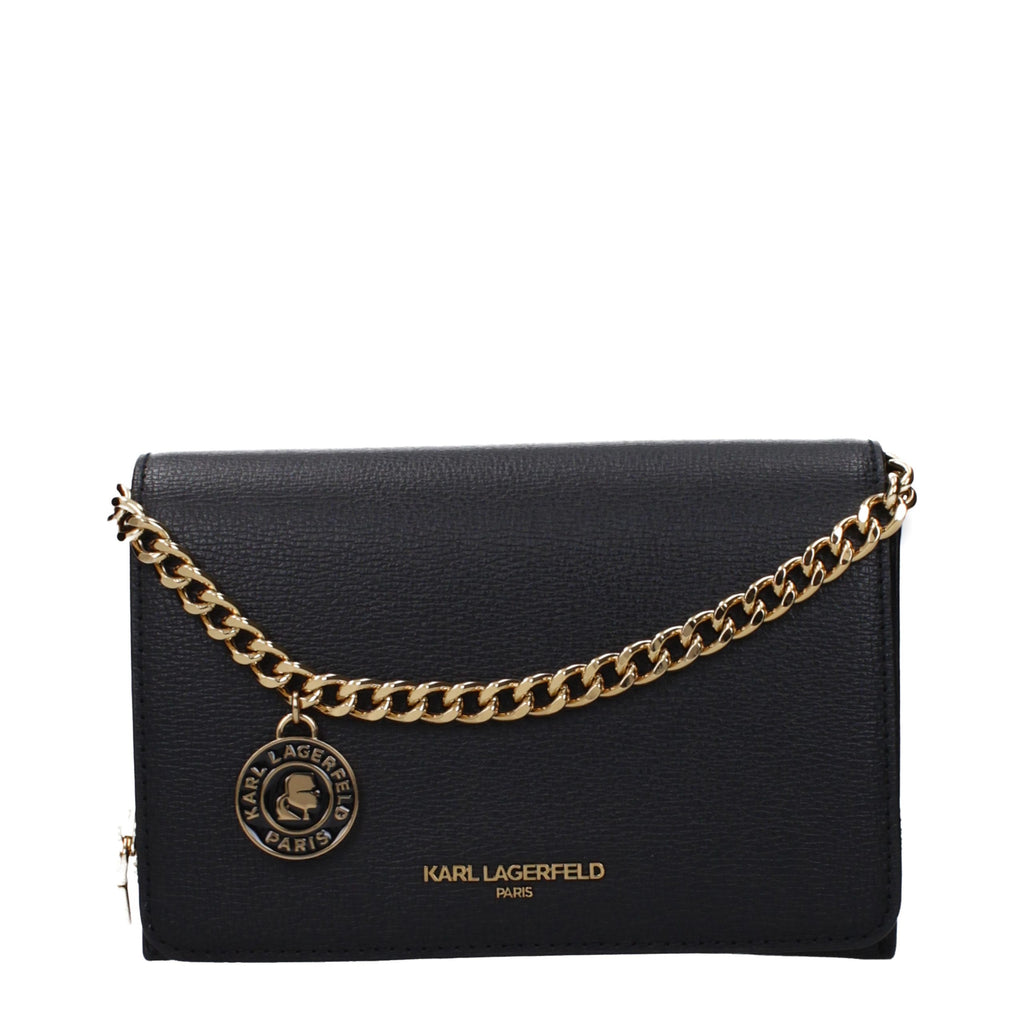 Karl Lagerfeld Black Polyethylene Handbag