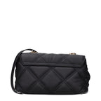 Versace Black Leather Shoulder Bag