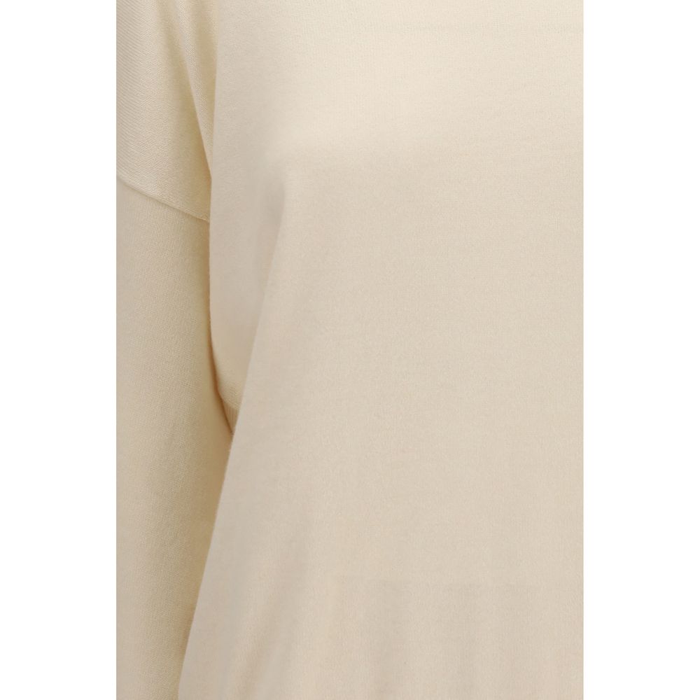 Brunello Cucinelli Beige Cashmere Sweater