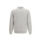 Brunello Cucinelli Gray Cashmere Polo Shirt