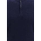 Brunello Cucinelli Blue Cashmere Sweater