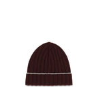 Brunello Cucinelli Bordeaux Cashmere Beanie