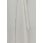 Brunello Cucinelli White Silk Dress Shirt