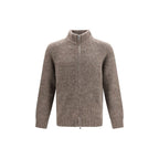 Brunello Cucinelli Beige Cashmere Cardigan