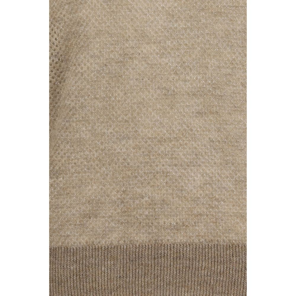 Brunello Cucinelli Beige Mohair Sweatshirt