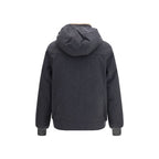 Brunello Cucinelli Gray Wool Oves Aries Shell Jacket