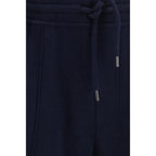 Brunello Cucinelli Blue Cotton Athletic Pants