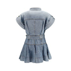 Zimmermann Blue Cotton Casual Dress