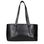 Versace Black Leather Shoulder Bag