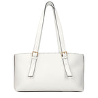 Versace White Leather Shoulder Bag