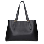 Versace Black Leather Shoulder Bag