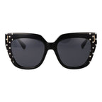 Moschino Black Acetate Sunglasses