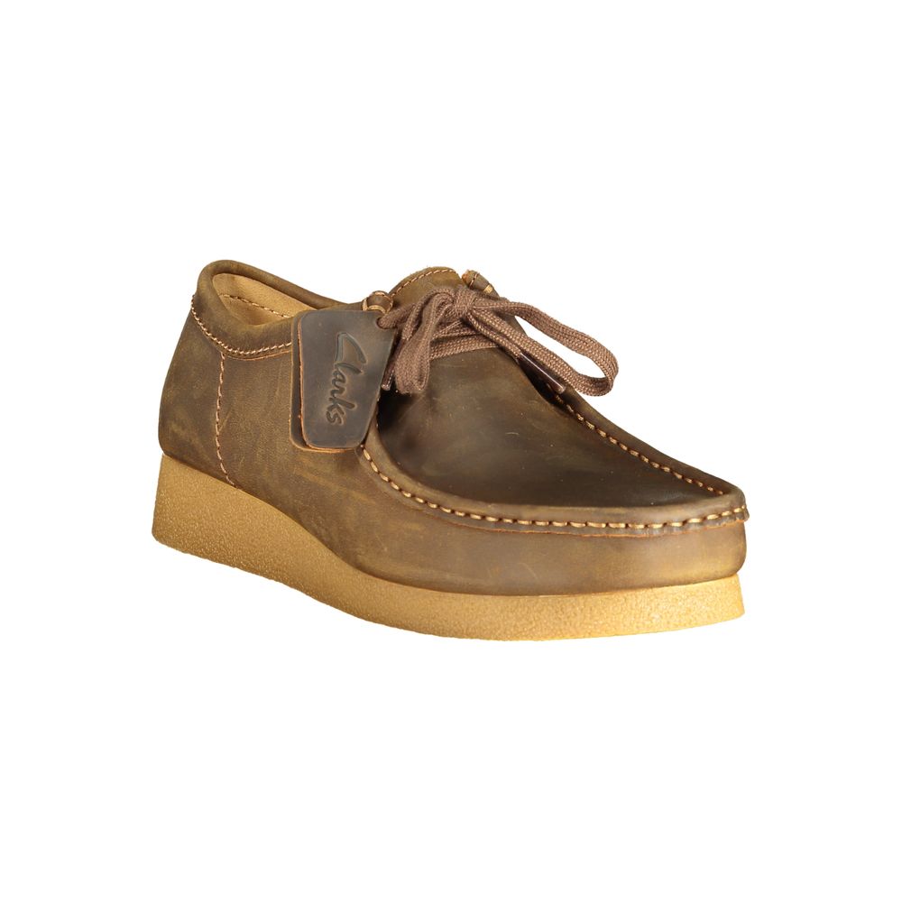 Clarks Brown Leather Men's Sneaker