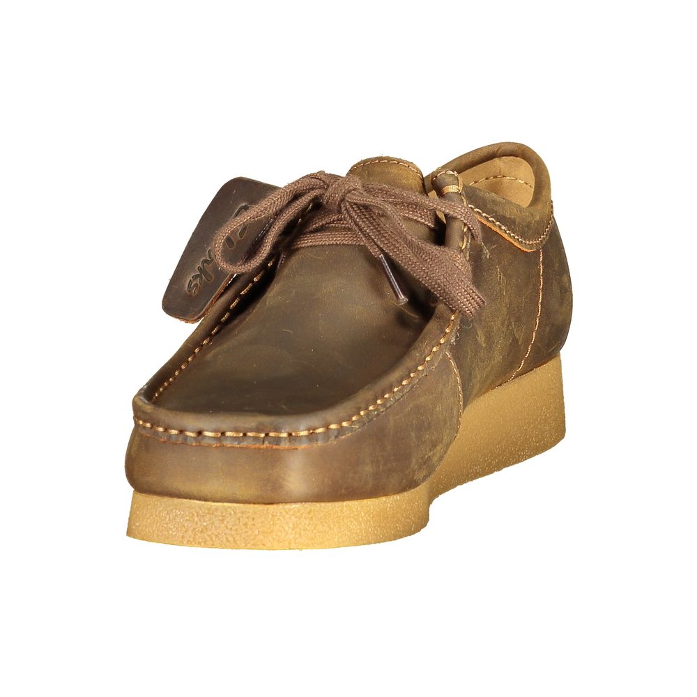 Clarks Brown Leather Men's Sneaker