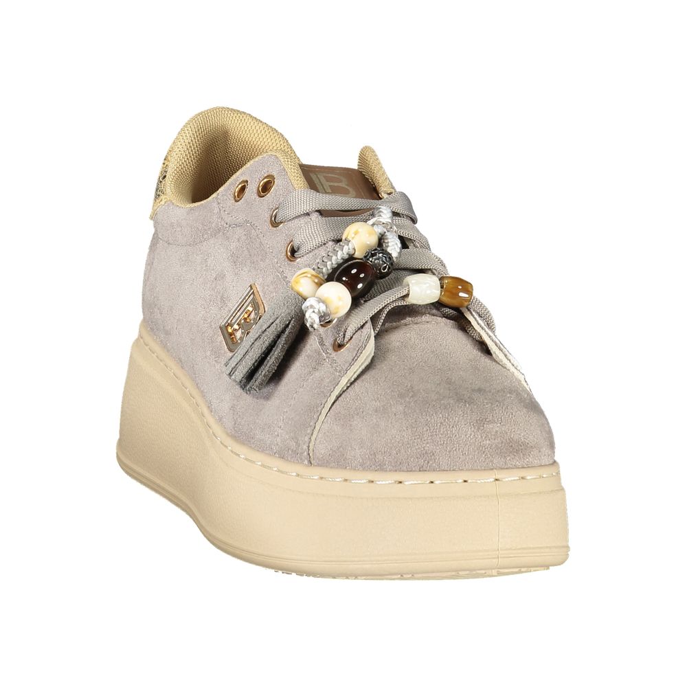 Laura Biagiotti Grigio Polyurethane Women's Sneaker
