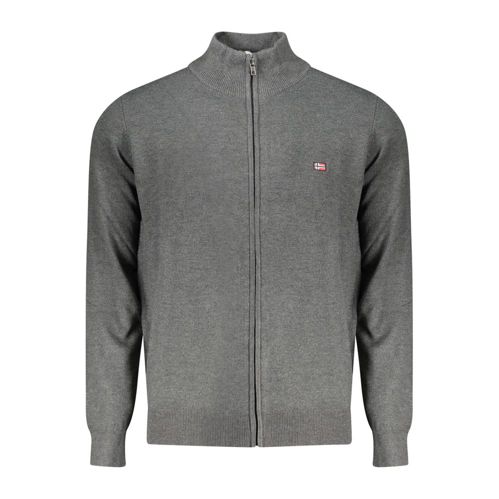 Norway 1963 Grigio Polyamide Men Cardigan