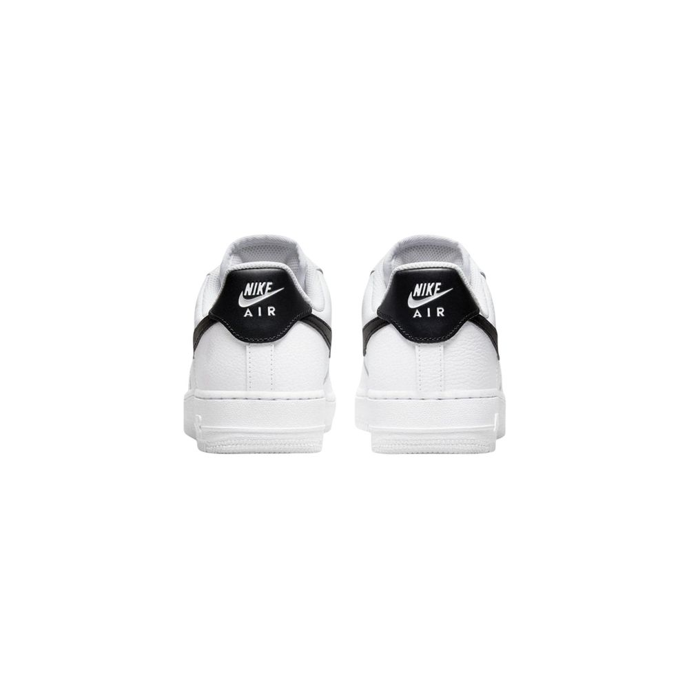 Nike Black And White Leather Low Top Sneakers