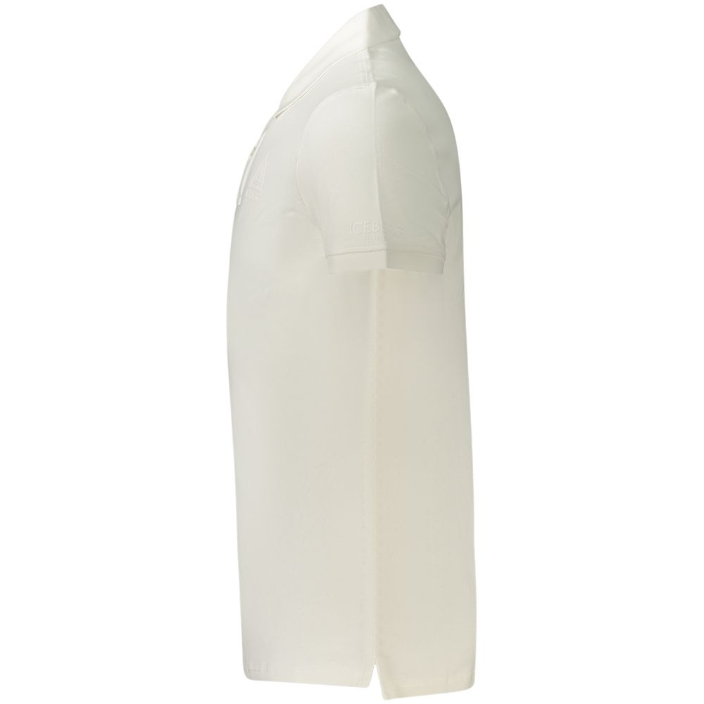Iceberg Bianco Cotton Uomo Polo