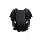 Khaite Black Silk Blouse