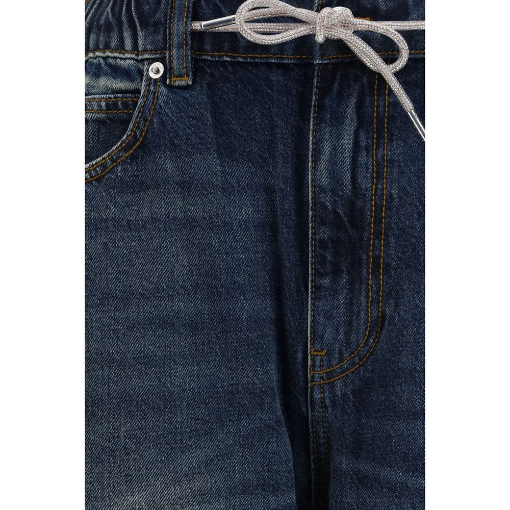 Alexander Wang Blue Cotton Relaxed Fit Jeans
