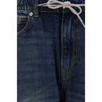 Alexander Wang Blue Cotton Relaxed Fit Jeans