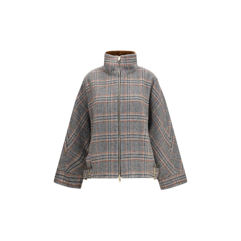 Darkpark Gray Wool Oves Aries Bomber