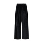 Darkpark Black Viscose Casual Pants