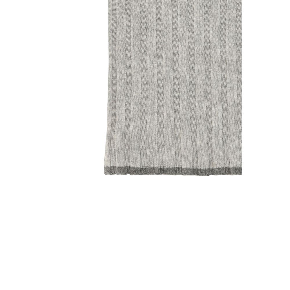 Brunello Cucinelli Gray Cashmere Scarf