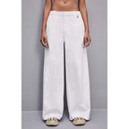Patrizia Pepe White Cotton Casual Pants