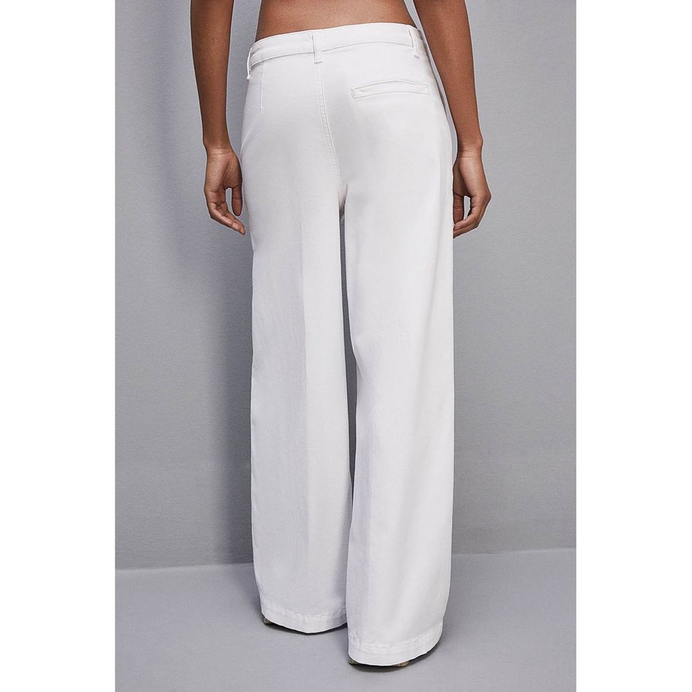Patrizia Pepe White Cotton Casual Pants
