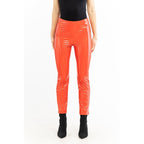 Patrizia Pepe Red Polyethylene Pants