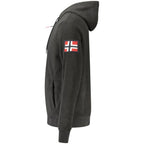 Norway 1963 Black Polyester Mens Sweatshirt with Hood