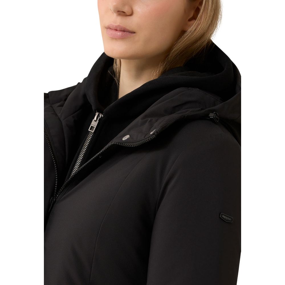 Refrigiwear Black Polyester Full-Length Jacket