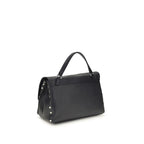 Zanellato Blue Calf Leather Bos Taurus Handbag