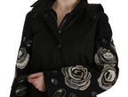 John Richmond Floral Sequined Beaded Hooded Jacket Coat - Zeiniez